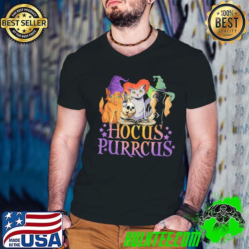 Hocus Purrcus Halloween Witch Cats Parody shirt