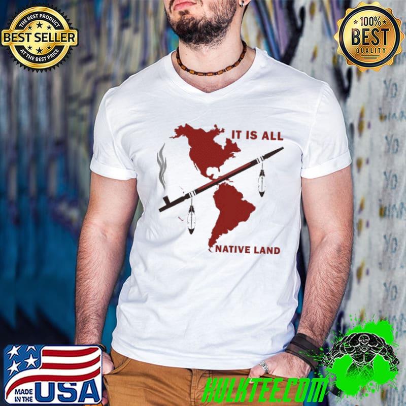 It is all native land maps s Guys V Neck It is all native land maps s Guys V Neck