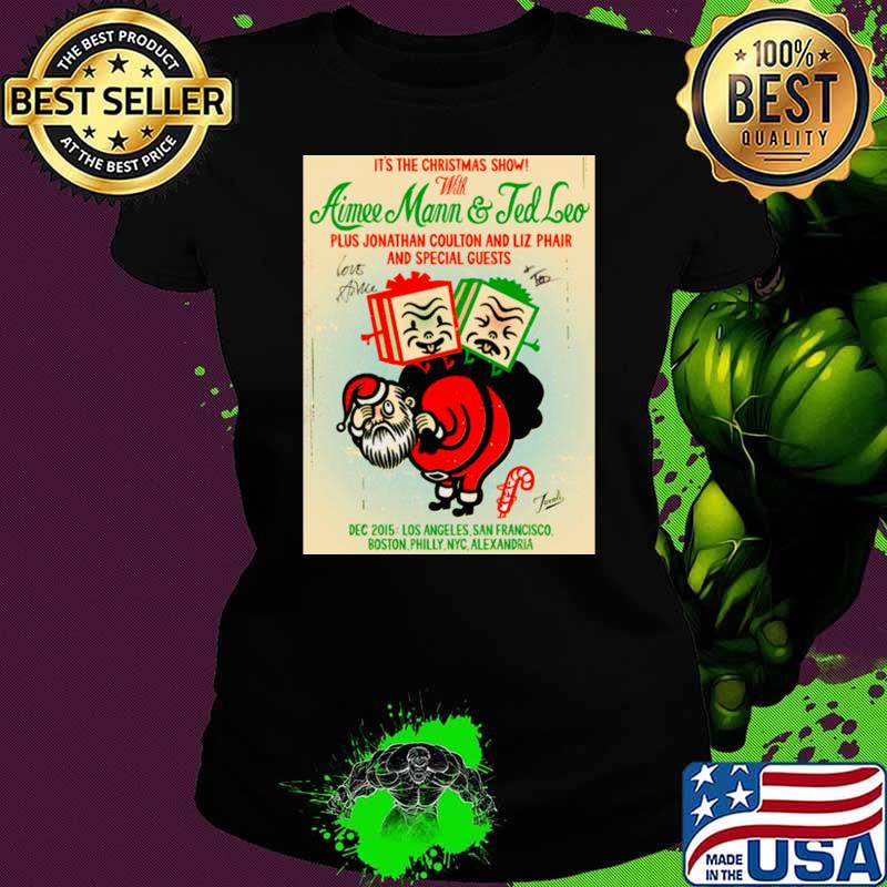 It's The Christmas Show Aimee Mann 2015 Christmas Concert T-Shirt