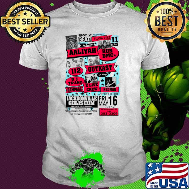 Jacksonville Coliseum 1997 Hip Hop Concert Poster T-Shirt