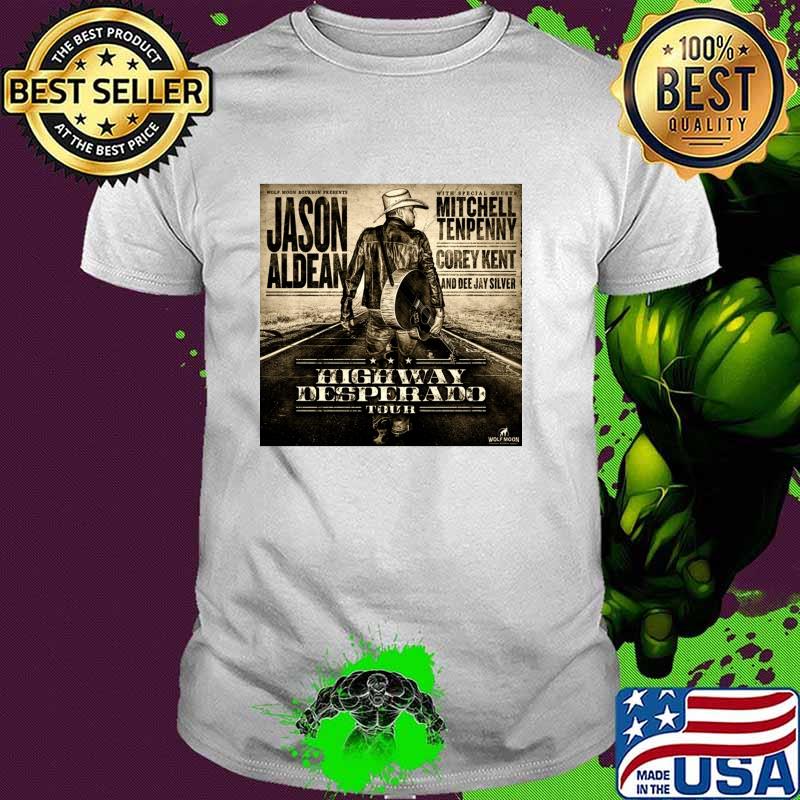Jason Aldean With Special Guests Mitchell Tenpenny Corey Kent Highway Desperado T-Shirt
