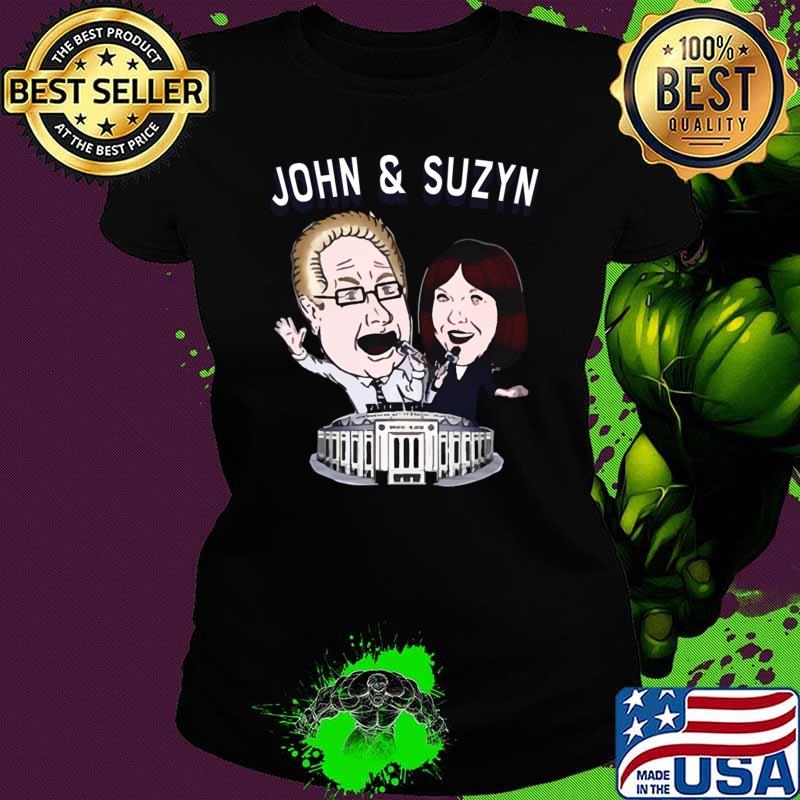 John and suzyn color commentator for New York Yankees baseball radio broadcasts T-Shirt
