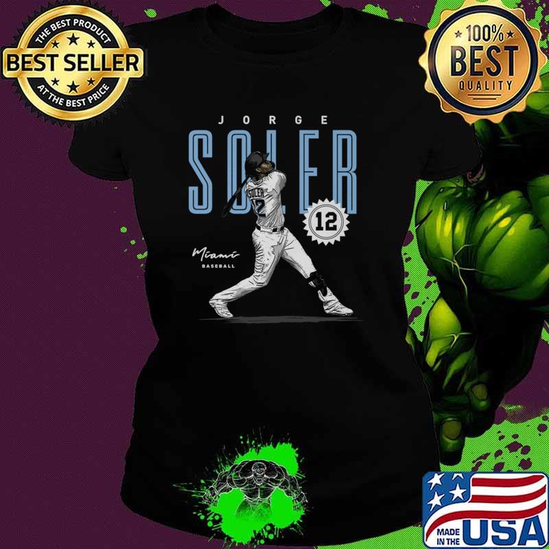 Jorge Soler baseball outfielder and designated hitter Miami Martins MLB T-Shirt