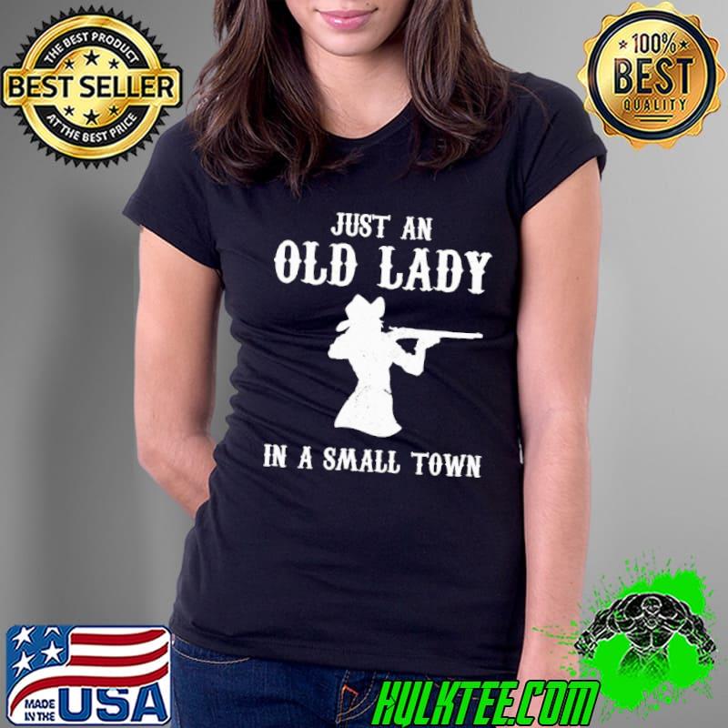 Just an old lady in a small town cowgirl shirt