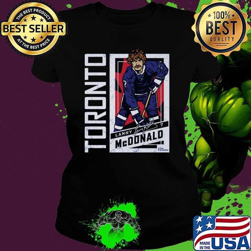 Lanny McDonald Canadian former professional ice hockey player Toronto Sports Card T-Shirt
