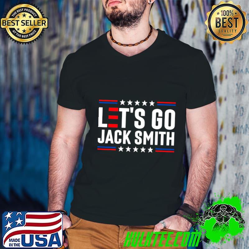 Let's go Jack Smith fan club stars red and blue line T-Shirt