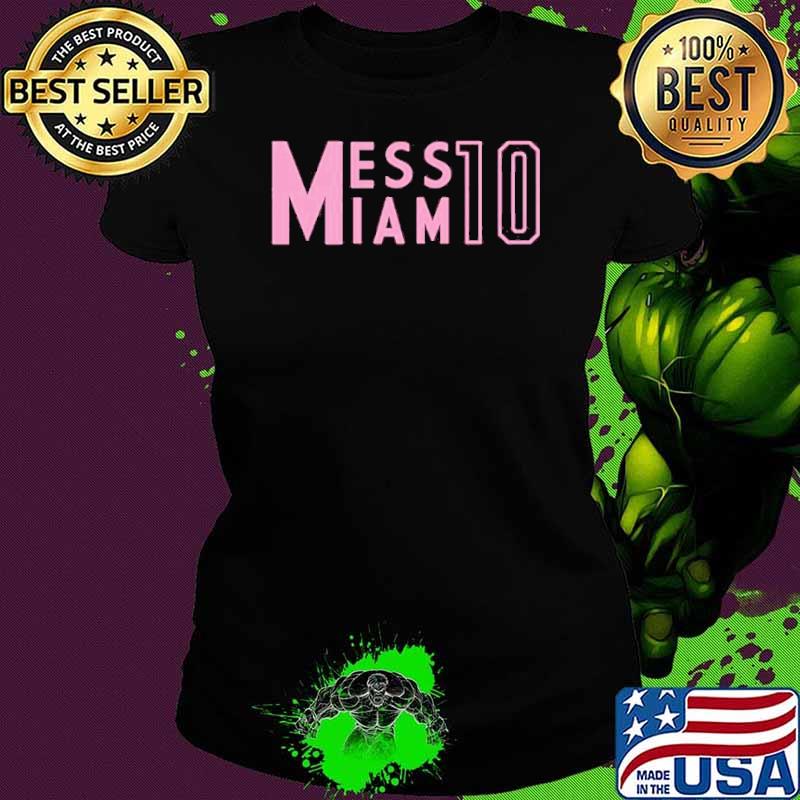 Messi Inter Miami 10 legend football shirt