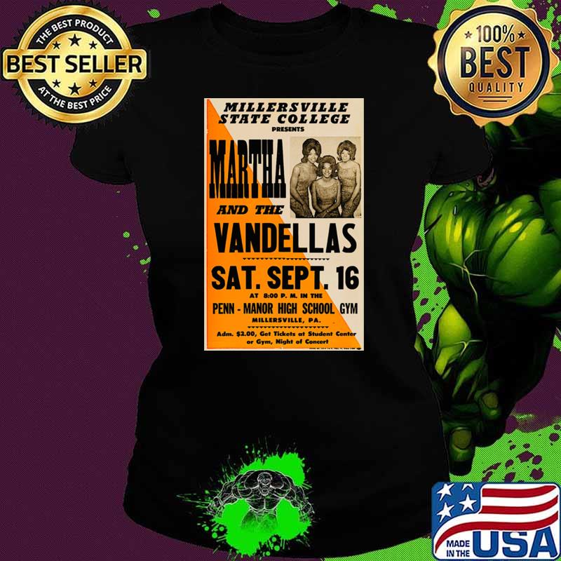 Millersville State College 1967 Martha and the Vandellas concert flyer T-Shirt