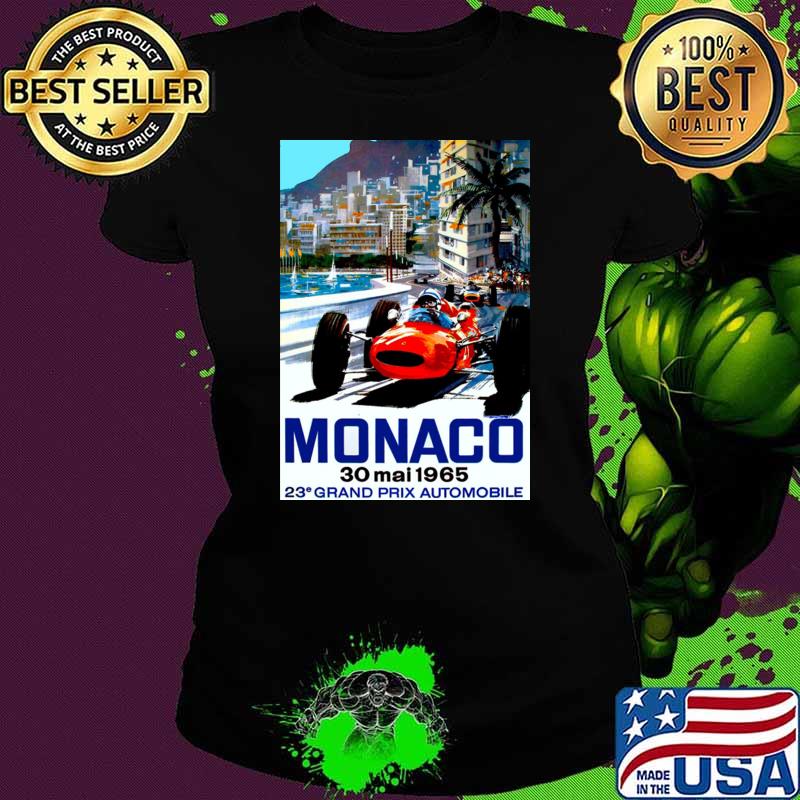Monaco 30 mai 1965 23 Grand Prix Automobile Racing T-Shirt