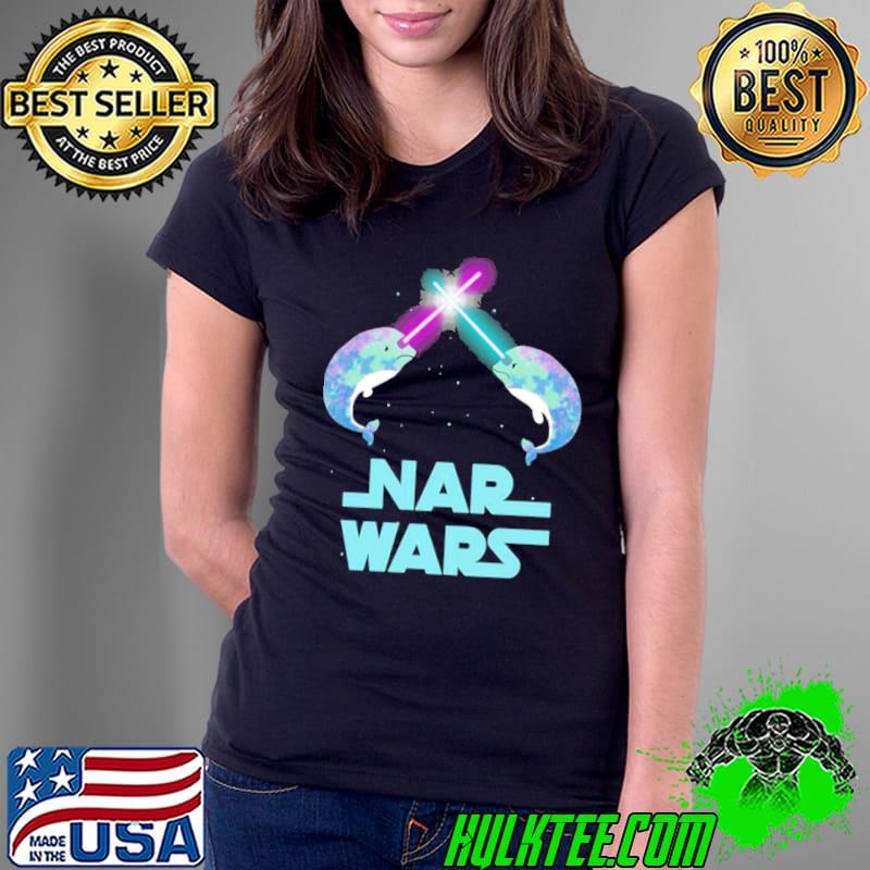 Nar Wars Narwhal Space Star Saber Light Parody Unicorn Of The Sea Shirt Ladies Tee Nar Wars Narwhal Space Star Saber Light Parody Unicorn Of The Sea Shirt Ladies Tee