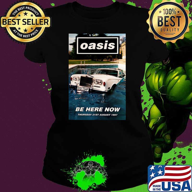 Oasis be here now thurday 21st august 1997 concert flyer T-Shirt