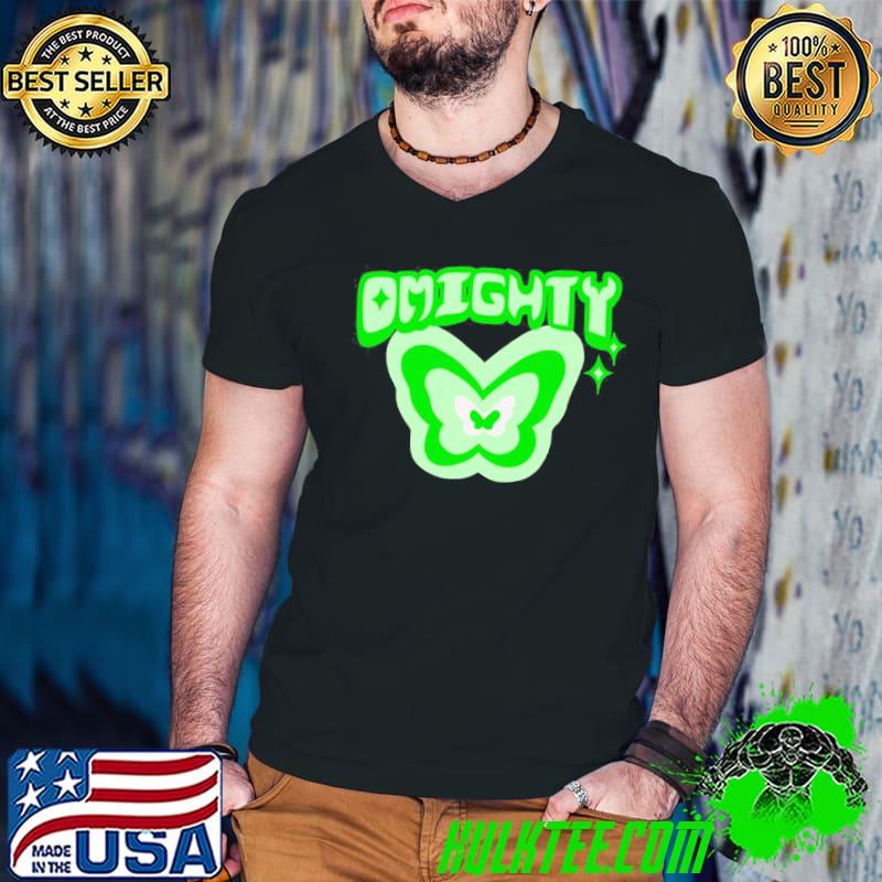 Omighty Butterfly Green Neon Shirt