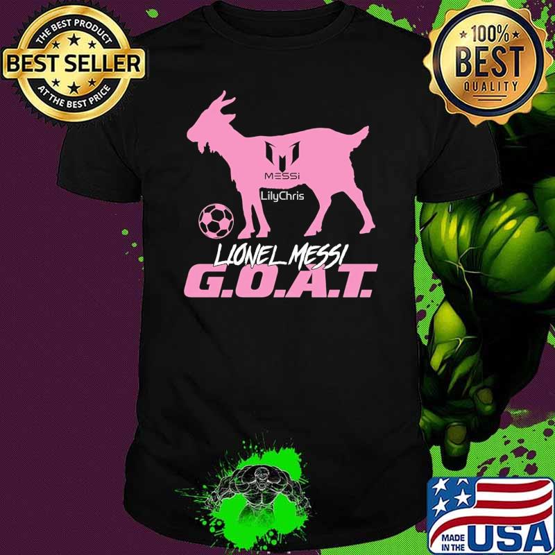 Original lionel Messi Goat Inter Miami football shirt