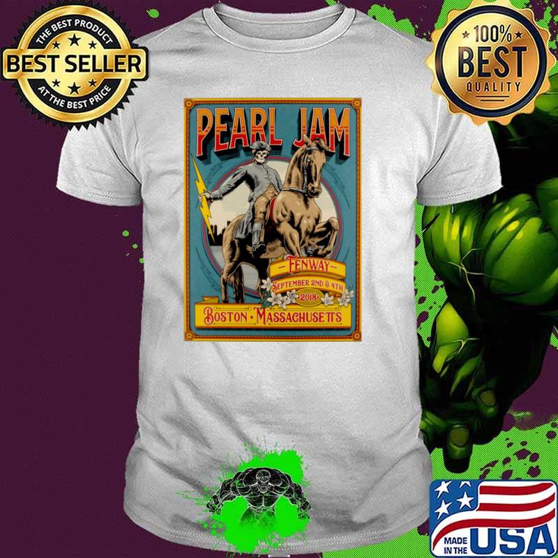 Pearl Jam Fenway Boston Massachusetts Concert T-Shirt