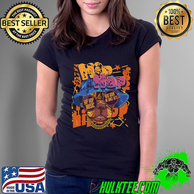 Pitbull Hip Hop was born in Since1973 Graffiti T-Shirt Ladies Tee Pitbull Hip Hop was born in Since1973 Graffiti T-Shirt Ladies Tee