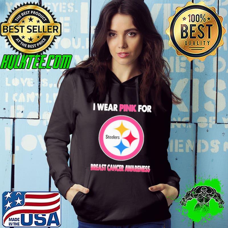 Pittsburgh Steelers I Wear Pink For Breast Cancer Awareness 2023 Shirt Hoodie Pittsburgh Steelers I Wear Pink For Breast Cancer Awareness 2023 Shirt Hoodie