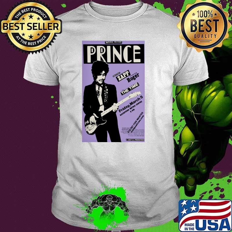 Prince Zapp Featuring Roger The Time Rockford Metro Centre Concert T-Shirt