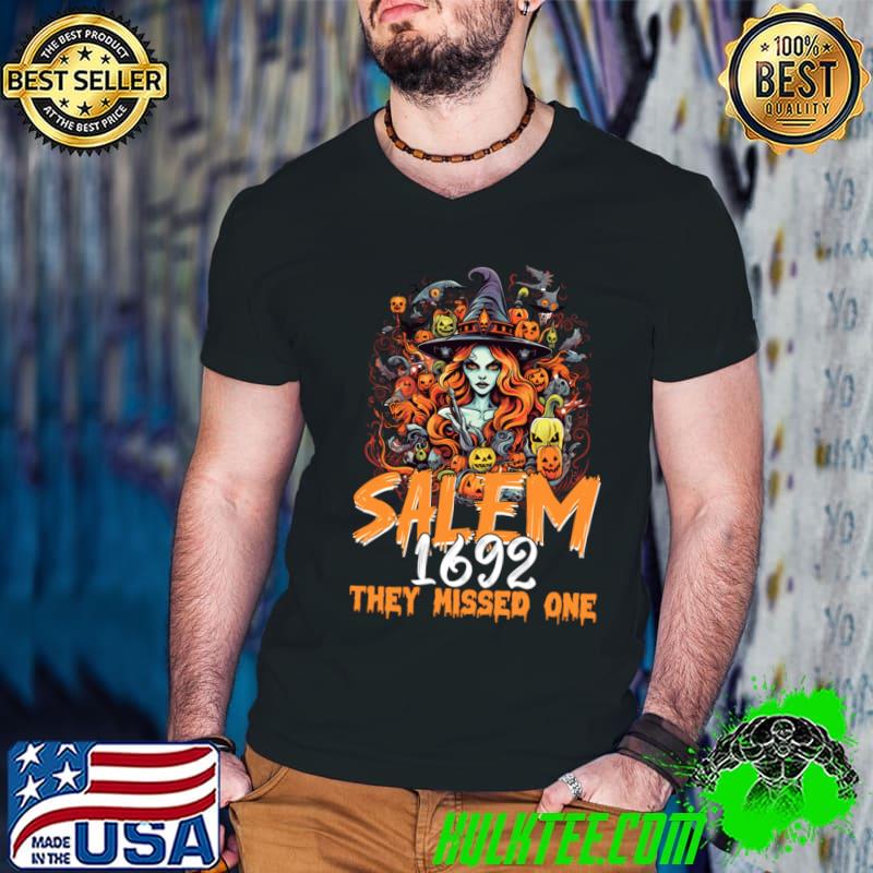Salem 1692 They Missed One Pumpkin Halloween T-Shirt