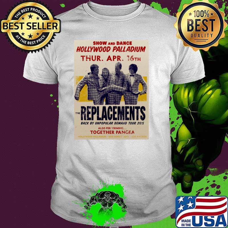 Shows And Dance Hollywood Palladium The Replacements Concert T-Shirt
