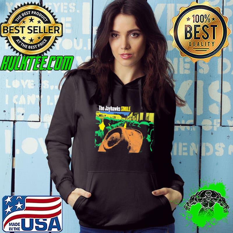 Smile From The Jayhawks Green Line Shirt Hoodie Smile From The Jayhawks Green Line Shirt Hoodie