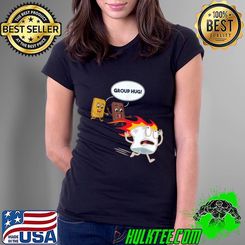 Smores Marshmallow Camping Roasting T-Shirt Ladies Tee Smores Marshmallow Camping Roasting T-Shirt Ladies Tee