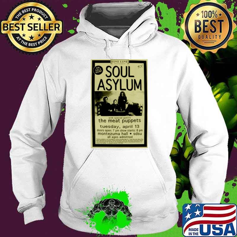 Soul Asylum With Special Guests The Meat Puppets Concert T-Shirt Hoodie Soul Asylum With Special Guests The Meat Puppets Concert T-Shirt Hoodie