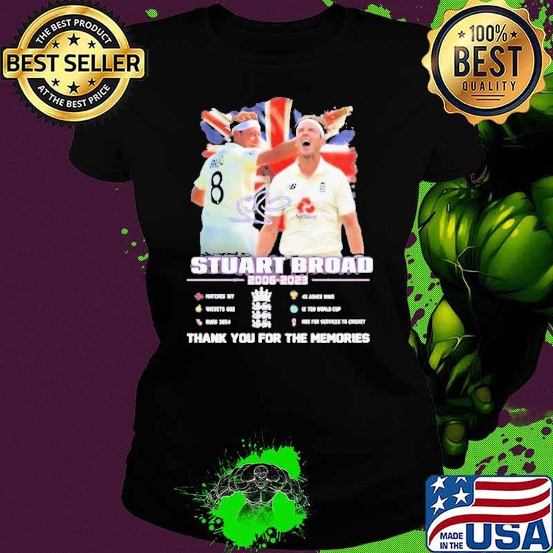 Stuart Broad 2006 2023 Thank You For The Memories Signature Shirt
