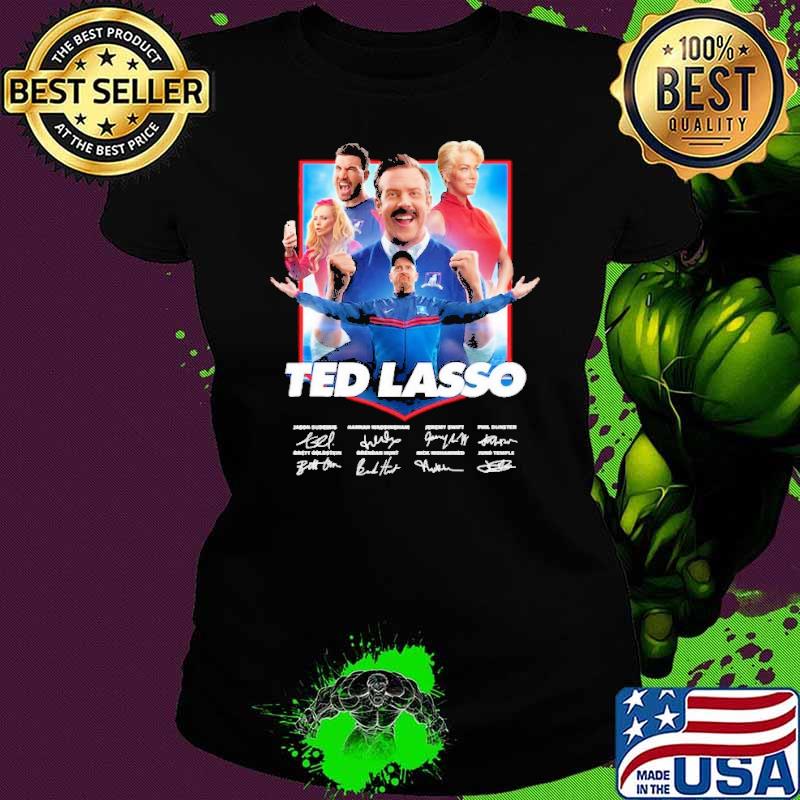 Ted Lasso characters signatures shirt