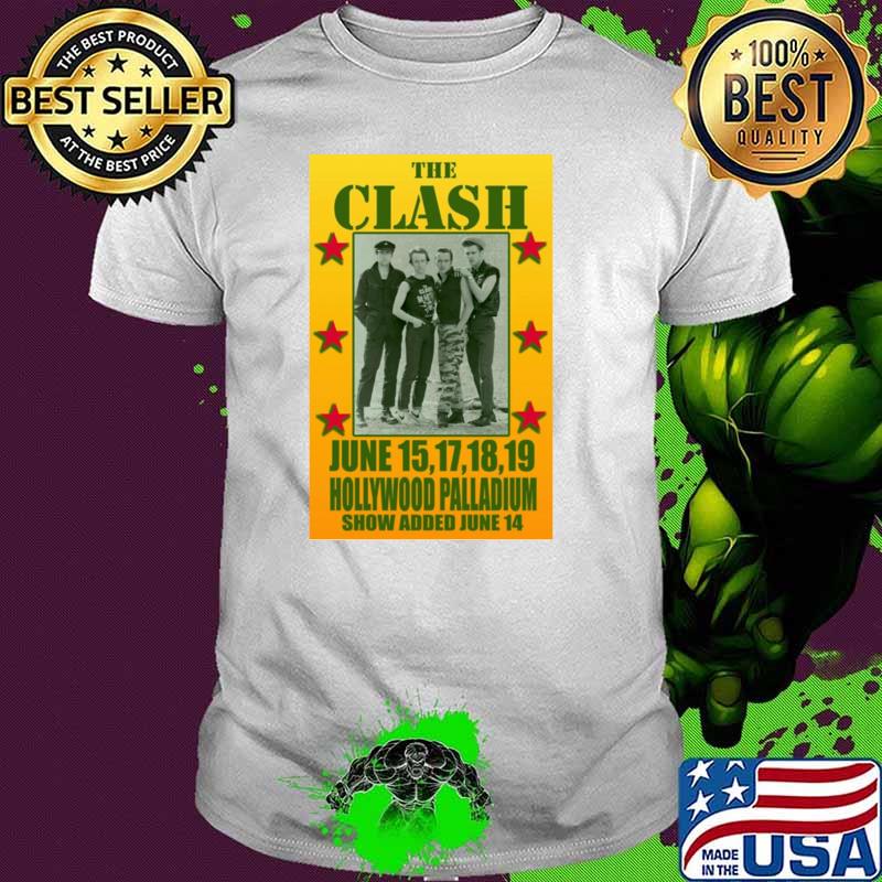 The ckash hollywood palladium show added june 14 rock concert T-Shirt