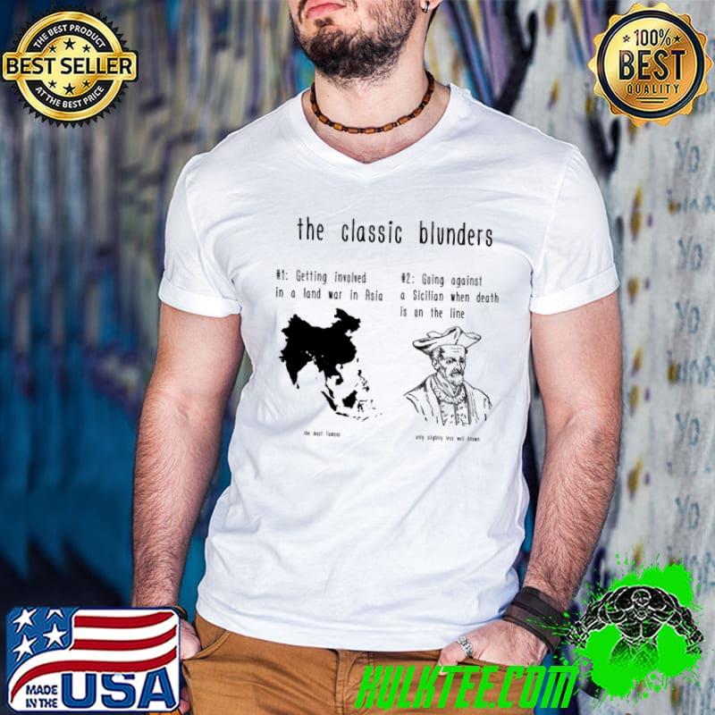 The Classic Blunders Shirt Guys V Neck The Classic Blunders Shirt Guys V Neck