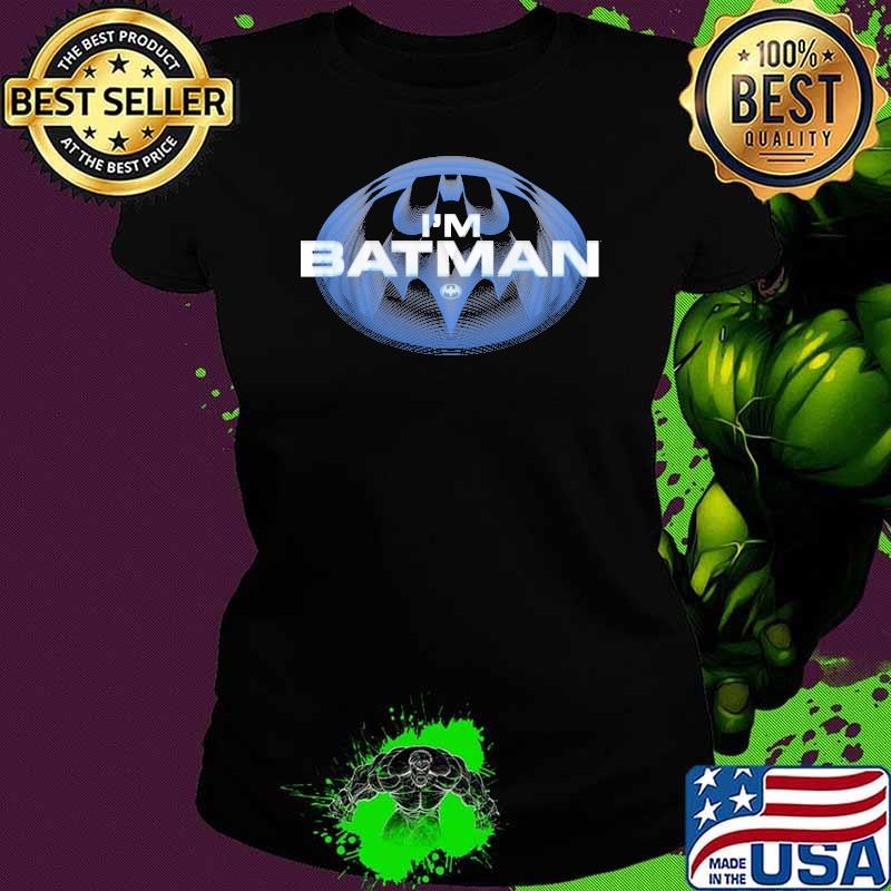 The Flash I'm Batman Blue Logo shirt