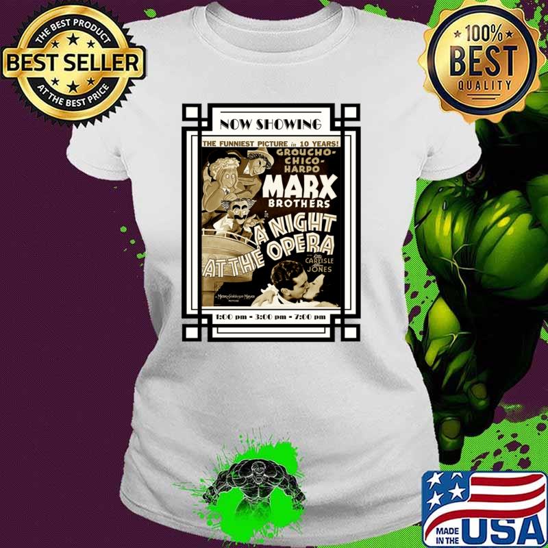 The Funniest Picture Marx Brothers A Night At The Opera T-Shirt Ladies tee The Funniest Picture Marx Brothers A Night At The Opera T-Shirt Ladies tee