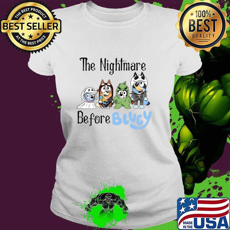 The nightmare before bluey halloween T-Shirt