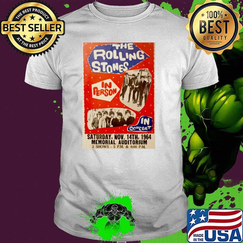 The Rolling Stones In Person Rock Concert Tour T-Shirt