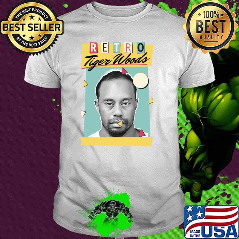 Tiger Woods American professional golfer retro T-Shirt