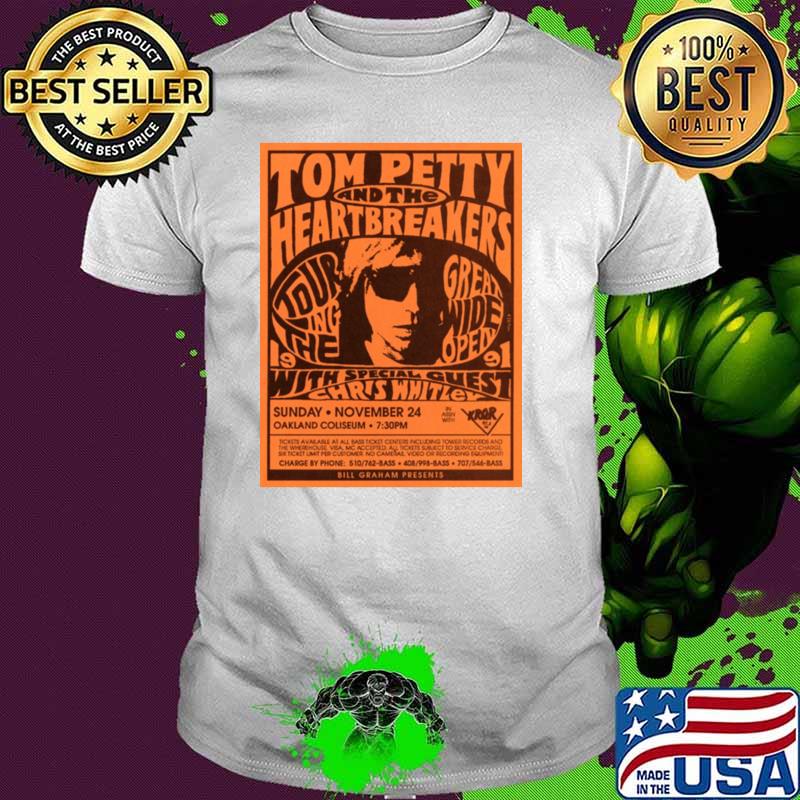 Tom Petty and the heartbreakers tour the chris whiley concert tour T-Shirt Tom Petty and the heartbreakers tour the chris whiley concert tour T-Shirt