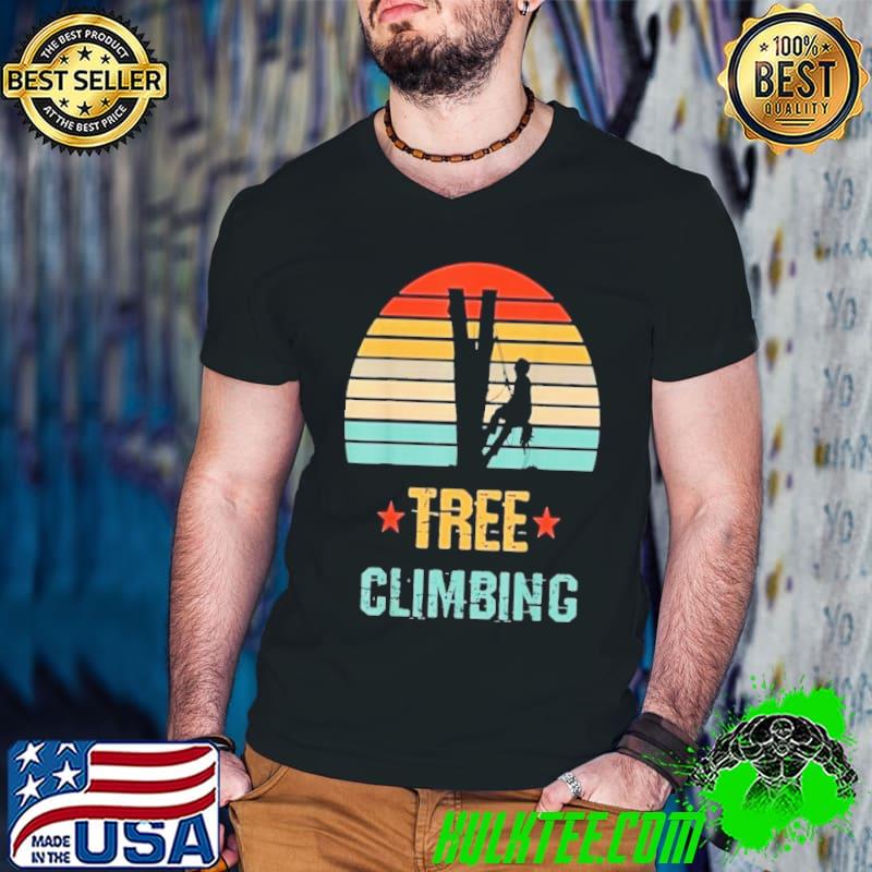 Tree climbing electricman vintage star sunset shirt