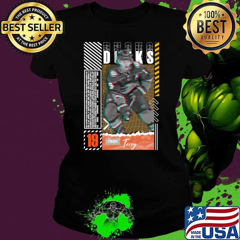 Troy Terry Hockey Design Poster Ducks T-Shirt