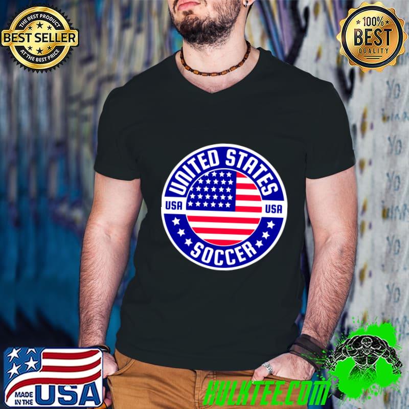 Usa Flag Soccer United States Stars T-Shirt