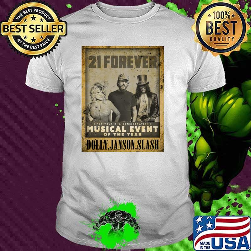 Vintage 21 Forever For Your Cma Consideration Musical Event Dolly Janson Musical T-Shirt Unisex Vintage 21 Forever For Your Cma Consideration Musical Event Dolly Janson Musical T-Shirt Unisex
