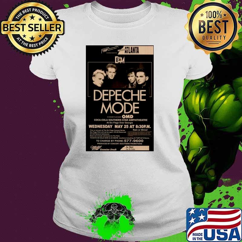 Vintage Depeche Mode Ro Coca Cola Southern Star Amphitheatre Concert T-Shirt Ladies tee Vintage Depeche Mode Ro Coca Cola Southern Star Amphitheatre Concert T-Shirt Ladies tee