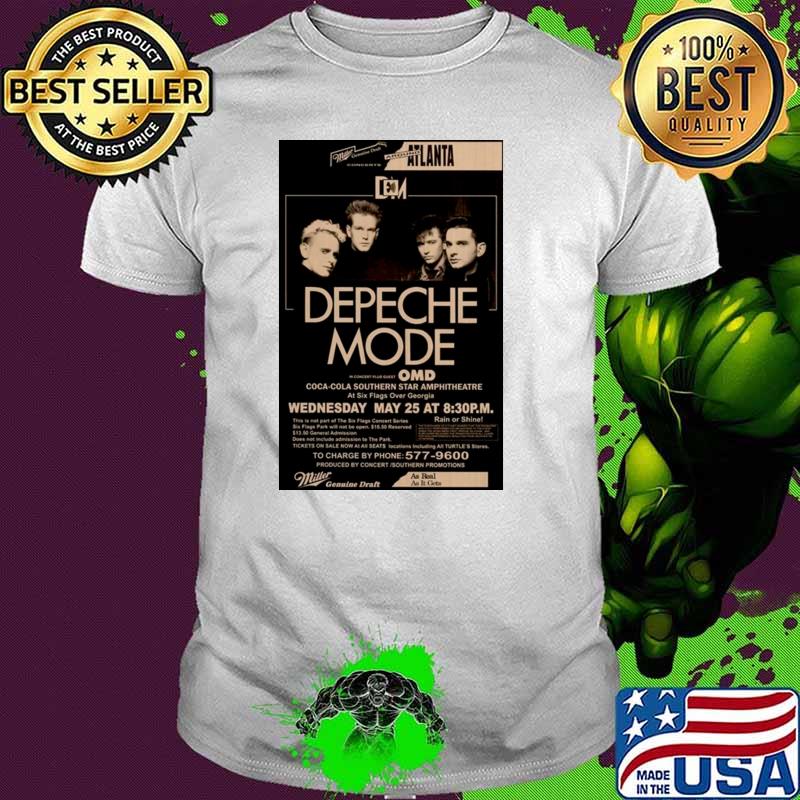Vintage Depeche Mode Ro Coca Cola Southern Star Amphitheatre Concert T-Shirt Unisex Vintage Depeche Mode Ro Coca Cola Southern Star Amphitheatre Concert T-Shirt Unisex