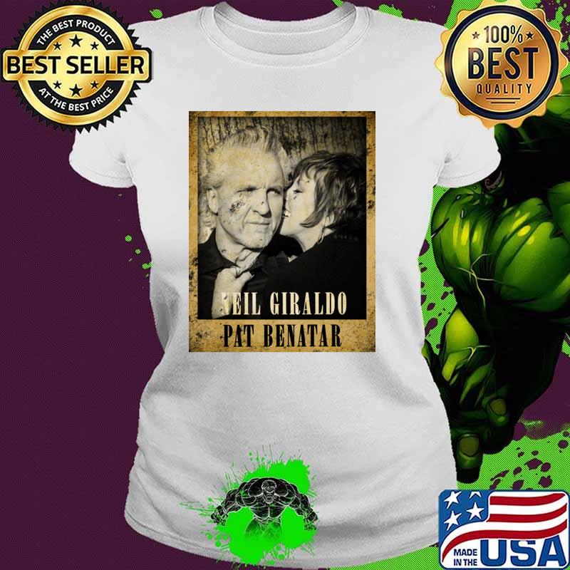 Vintage Pat Benatar And Neil Giraldo Fan T-Shirt Ladies tee Vintage Pat Benatar And Neil Giraldo Fan T-Shirt Ladies tee