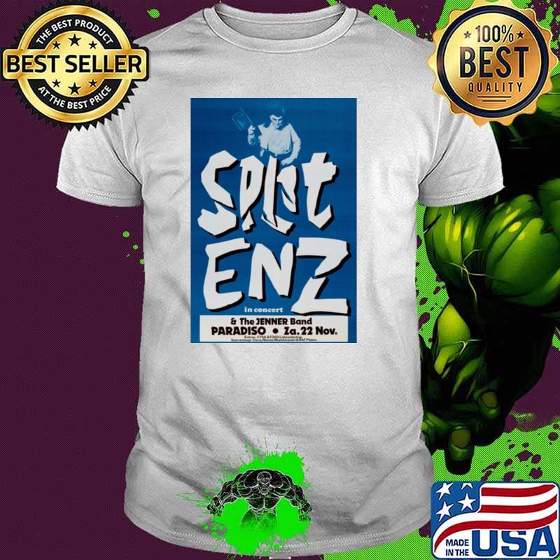 Vintage Split Enz In Concert The Jenner Band Padadiso T-Shirt