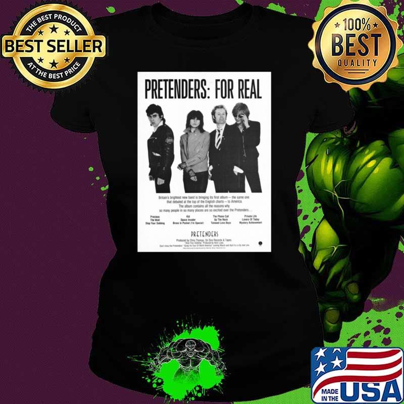 Vintage The Pretenders For Real concert T-Shirt