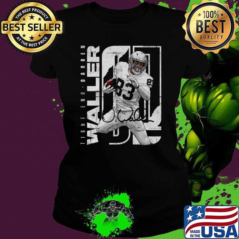 Waller Tight End Darren Las Vegas Stretch Signature T-Shirt