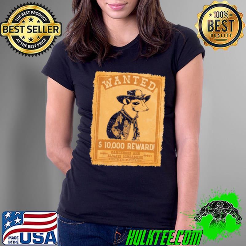 Wanted Dangerous And Always Screaming s Ladies Tee Wanted Dangerous And Always Screaming s Ladies Tee