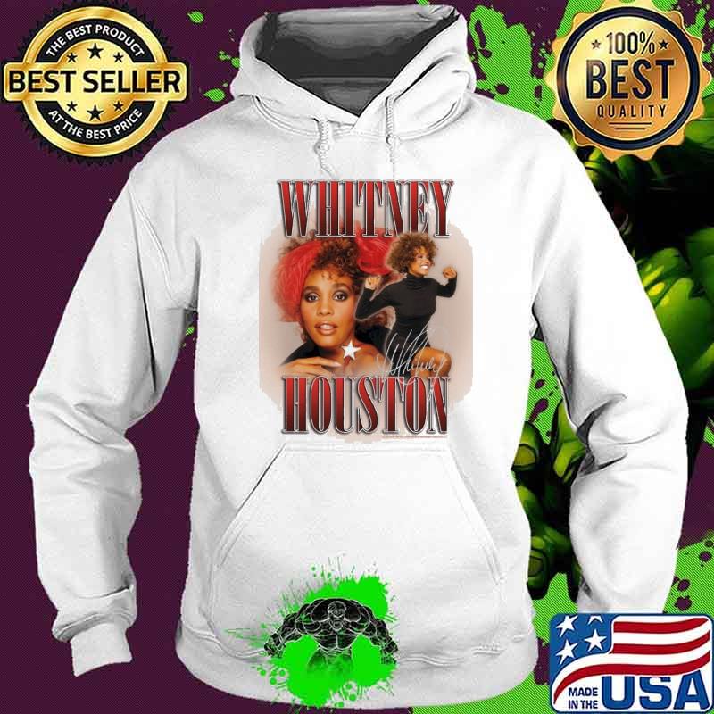 Whitney Houston With Pictures And Autograph American singer shirt
