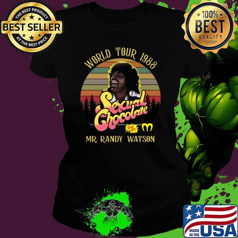 World tour 1988 Sexual Chocolate Mr Randy Watson Vintage T-Shirt