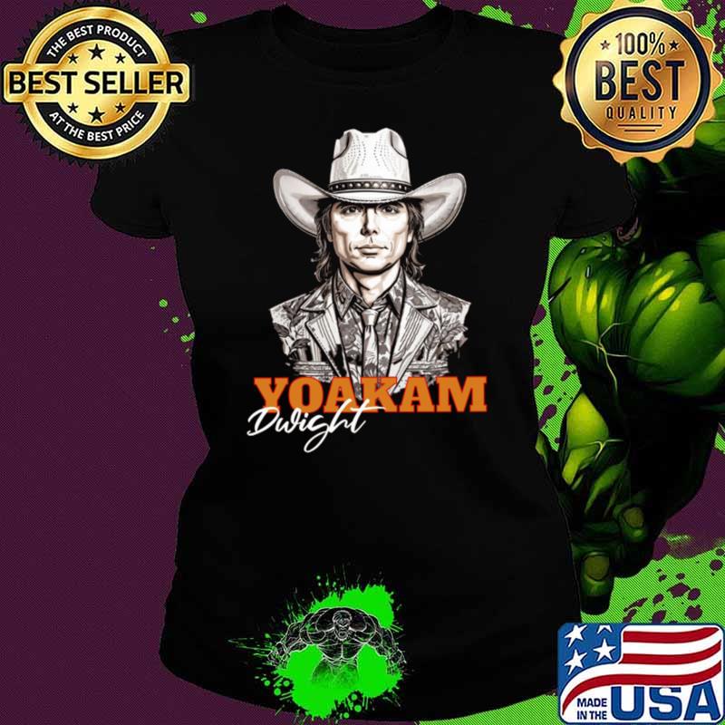 Yoakam duright dwight retro illustration vector v6 T-Shirt